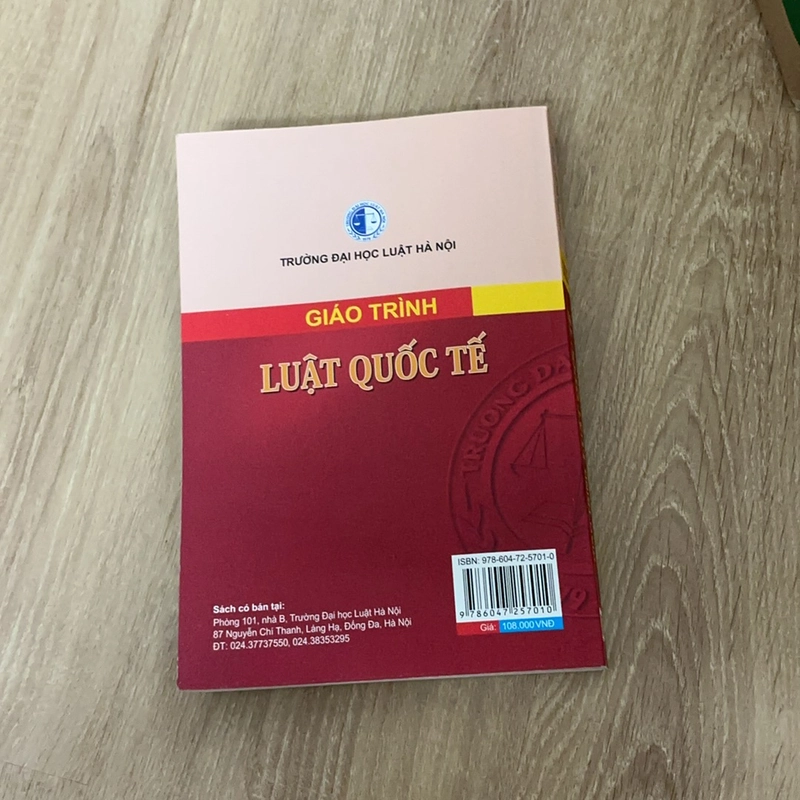 Giáo trình luật quốc tế - Trường đại học Luật 477407