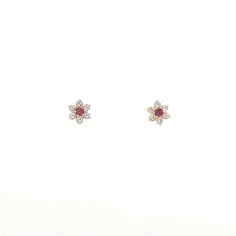 Coco Shunick Bông tai Hoa Ruby - Hàng hiệu Chính hãng 842989