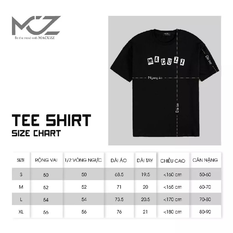 Áo polo tay lỡ Unisex Macuzz cổ tròn, phong cách Unisex, form oversize 8874