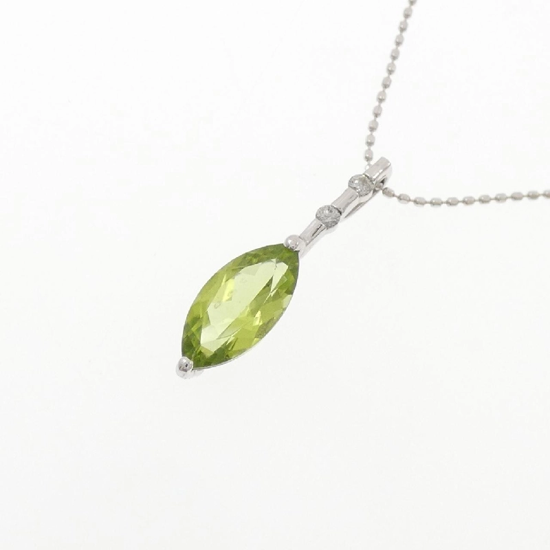 K18WG Peridot Necklace 1.92CT - Hàng hiệu Chính hãng 860591