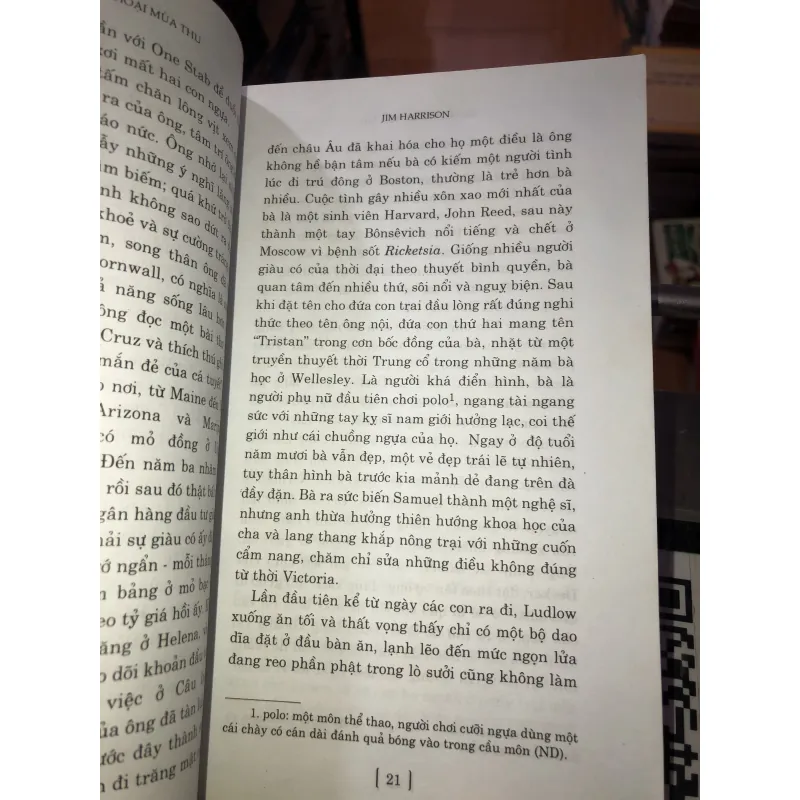 Huyền thoại mùa thu - Jim Harrison 1006339