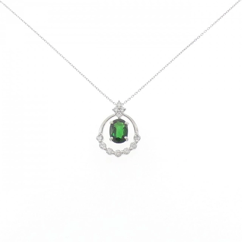 Dây chuyền Green Garnet PT900/PT850 1.47CT - Hàng hiệu Chính hãng 857992