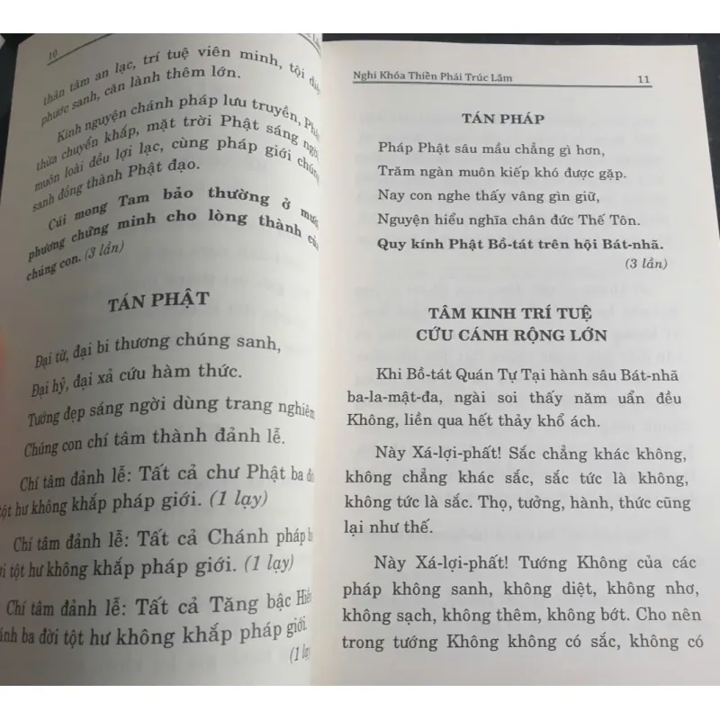 Nghi Khóa Thiền Phái Trúc Lâm - Thiền Tông Việt Nam mới 90% 695759