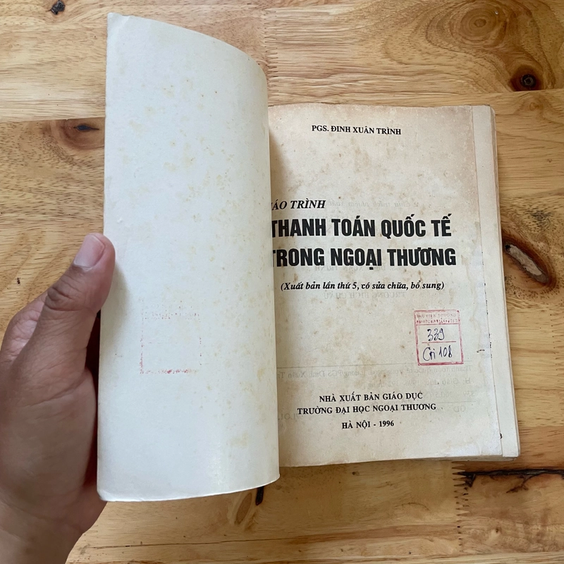 II Giáo Trình: Thanh Toán Quốc Tế Trong Ngoại Thương - PGS. Đinh Xuân Trình - 1996 492691