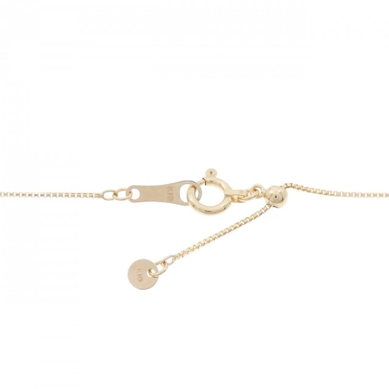 K18YG Hoa Nhẫn Kim Cương Dây Chuyền 0.11CT - Hàng hiệu Chính hãng 863510