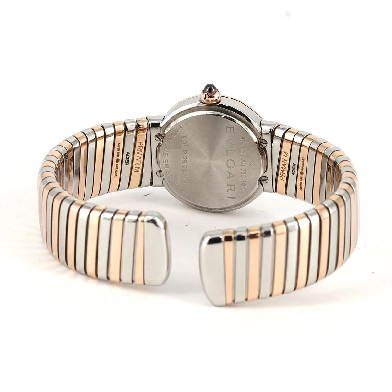 Bulgari Bulgari Bulgari Tubogas PG kết hợp 12P kích thước M BBLP262TSG/BBL262TWSPG/12 SSxPG Quartz - Hàng hiệu Chính hãng 880981