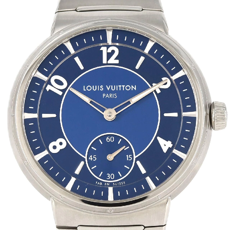 Đồng hồ Louis Vuitton Tambour Automatic Steel Blue W1ST20 SS - Hàng hiệu Authentic 887811