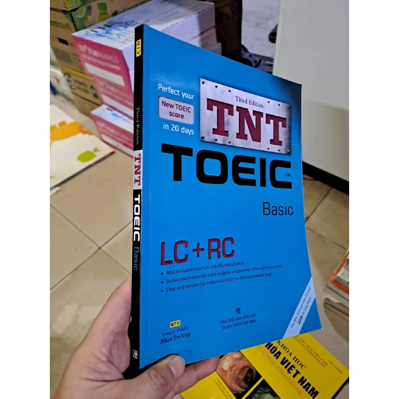 TNT Toeic basic LC+RC mới 90% kèm CD 2019 HCM0808 HỌC NGOẠI NGỮ 919329