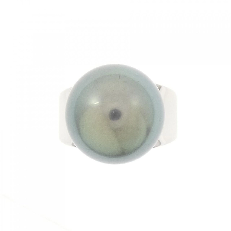 Nhẫn ngọc trai đen K18WG 14.8mm - Hàng hiệu Authentic 855024