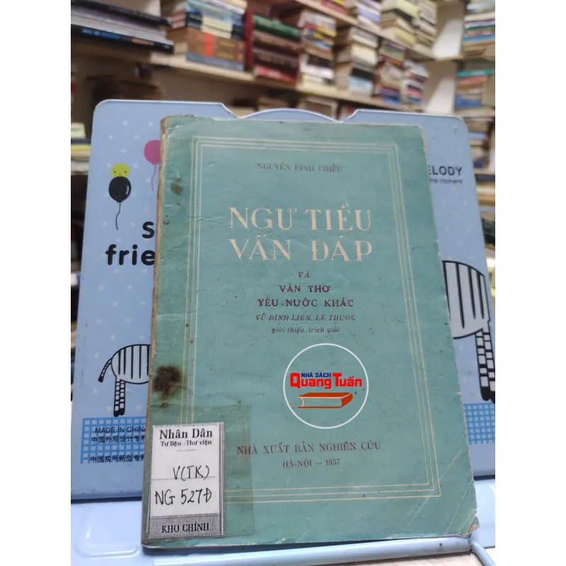 Sách - Ngư tiều vấn đáp và văn thơ yêu nước khác - Nguyễn Đình Chiểu (A1) 564660