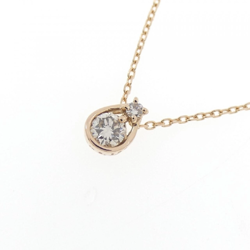 K18PG Dây chuyền kim cương 0.120CT - Hàng hiệu Chính hãng 858492