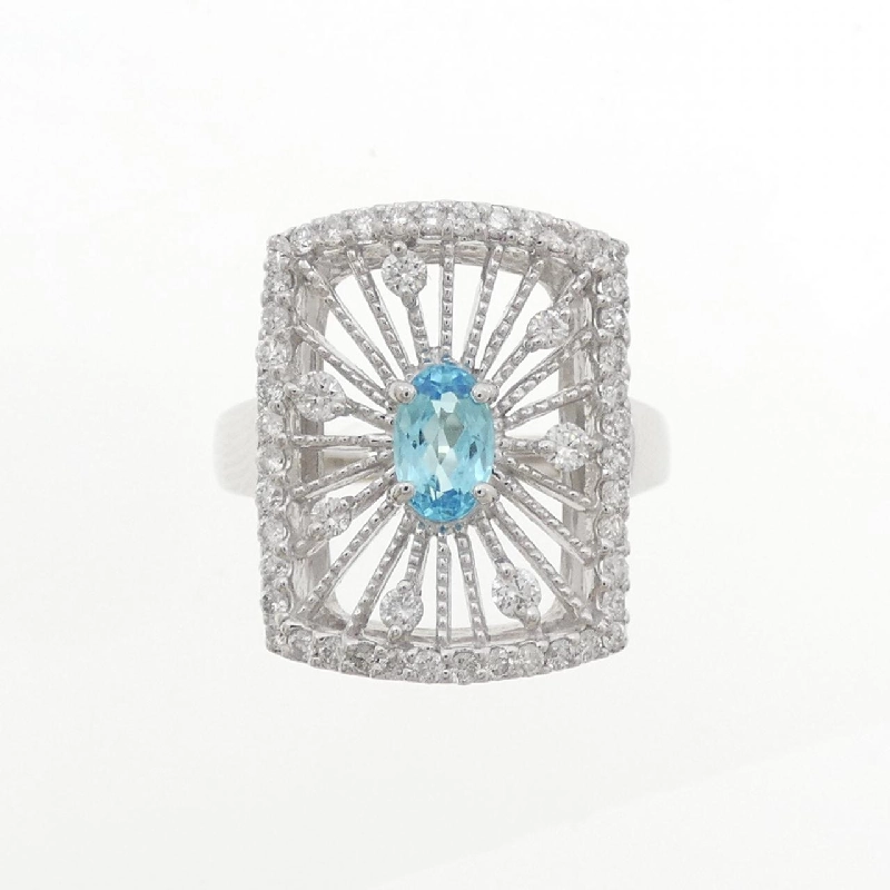 Nhẫn Paraiba Tourmaline K18WG 0.42CT 667986