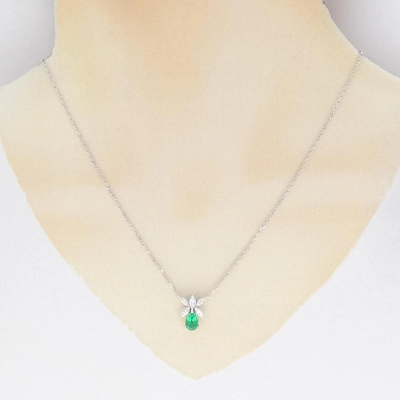 Mikimoto Emerald Necklace 0.67CT - Hàng hiệu Authentic 842208