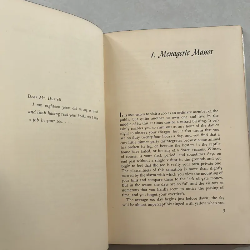 Menagerie Manor - Gerald Durrell 1022442