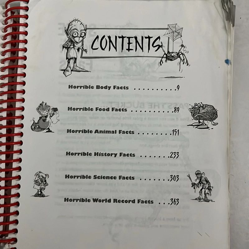 The Bumper Book of Horrible Fact 502976