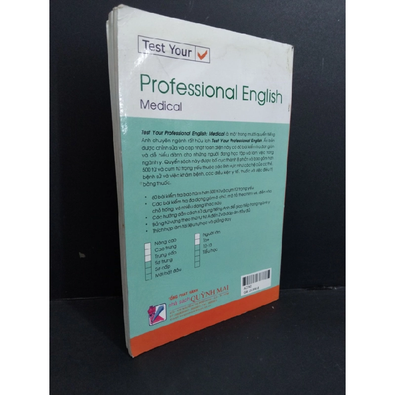 [Phiên Chợ Sách Cũ] Test your Professional English Medical 2009 2303 428871