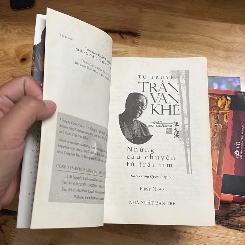 II Tựa Sách: Tự Truyện Trần Văn Khê _ Những Câu Chuyện Từ Trái Tim - 2012 701001