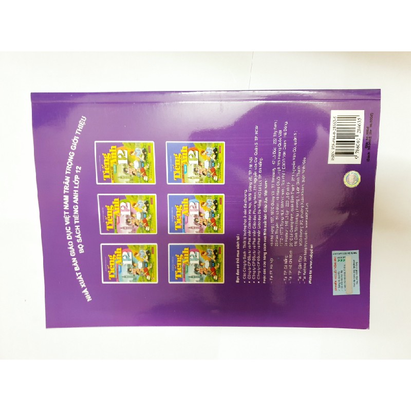 4 QUYỂN TIẾNG ANH LỚP 12 (2SBT+2SHS) MỚI TINH 71357