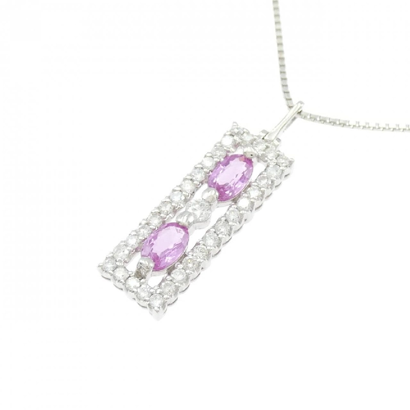 Dây chuyền Sapphire PT900/PT850 0.64CT - Hàng hiệu Chính hãng 857752