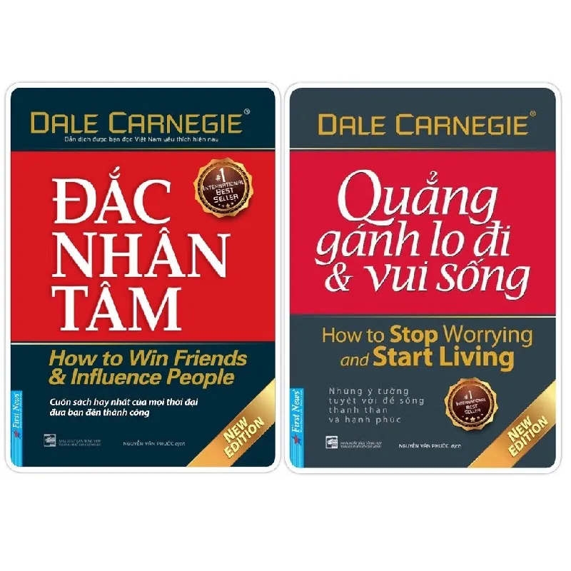 Sách - Combo Đắc Nhân Tâm (Khổ Nhỏ) + Quẳng Gánh Lo Đi Và Vui Sống (Khổ Nhỏ) - Trí Việt - NENA2509 Blogmeo21025 580584