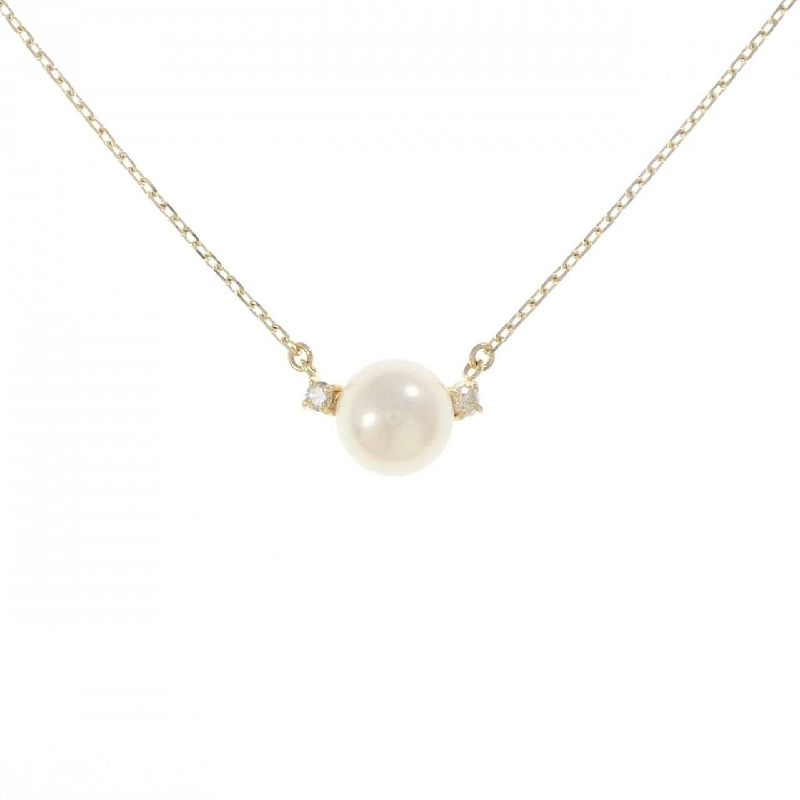 K18YG Ngọc trai Akoya Dây chuyền 8mm - Hàng hiệu Chính hãng 857244