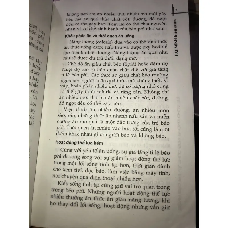 Bệnh béo phì & thực đơn phòng chữa trị - Hải Minh 1029275