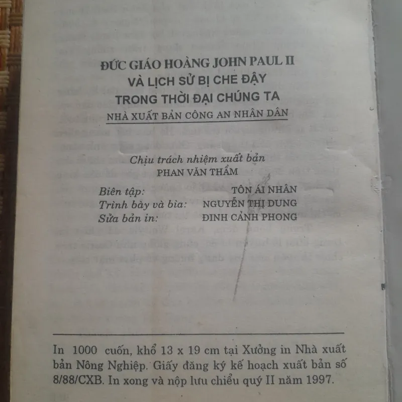 ĐỨC GIÁO HOÀNG JOHN PAUL II VÀ LỊCH SỬ... 756935