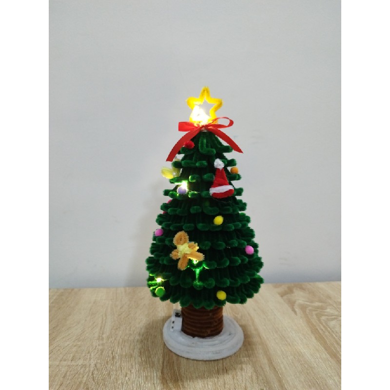 Thông noel bằng kẽm nhung 25220