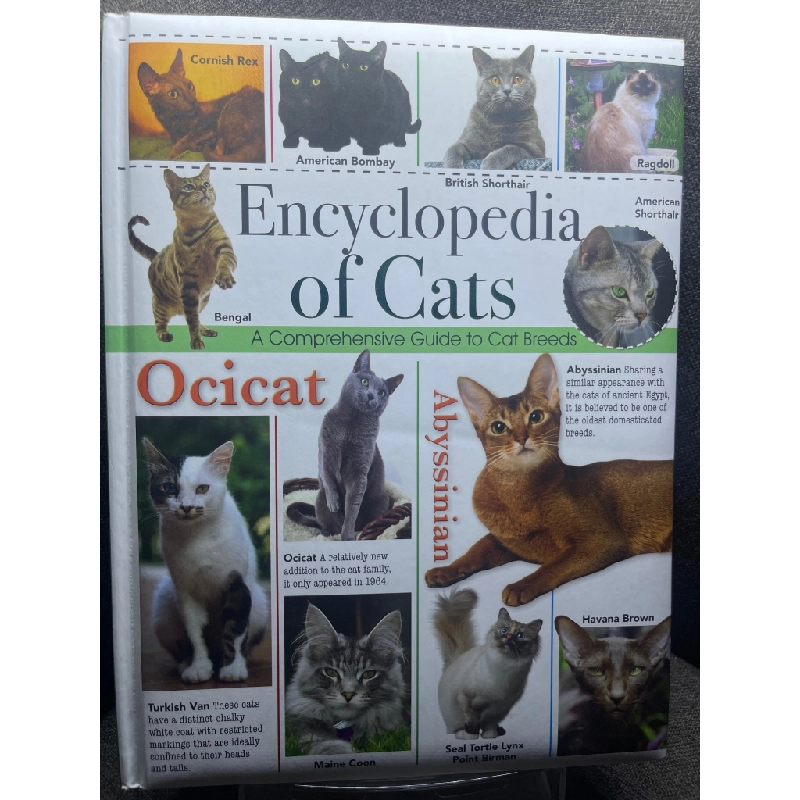 Encyclopedia of cats mới 90% sách tranh màu ngoại văn và thiếu nhi các loài mèo HPB1605 SÁCH NGOẠI VĂN 181509