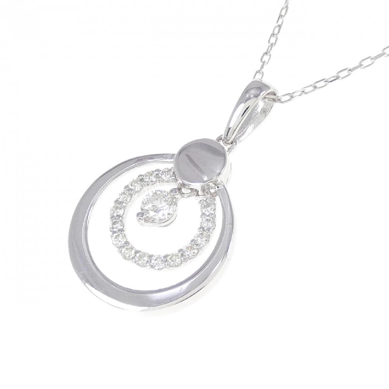 K18WG Dây chuyền kim cương 0.18CT - Hàng hiệu Chính hãng 864228