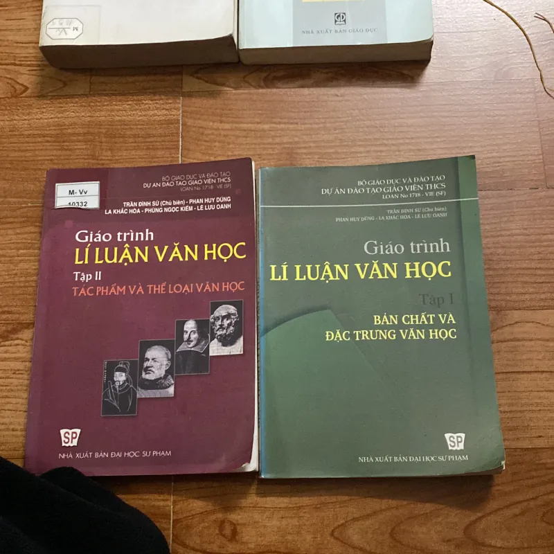 Giáo trình lý luận văn học tập 1 và tập 2- Bộ giáo dục  752976