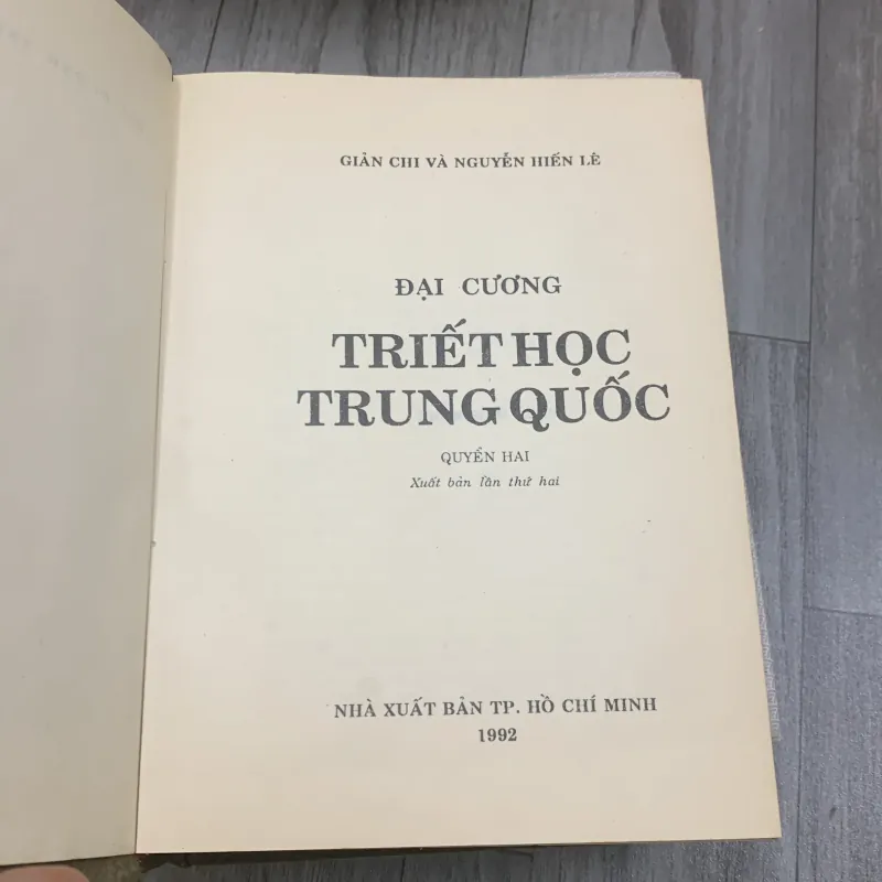 Dại cương triết học trung quốc. Bộ 2 tập có hộp. 7b4 1009355