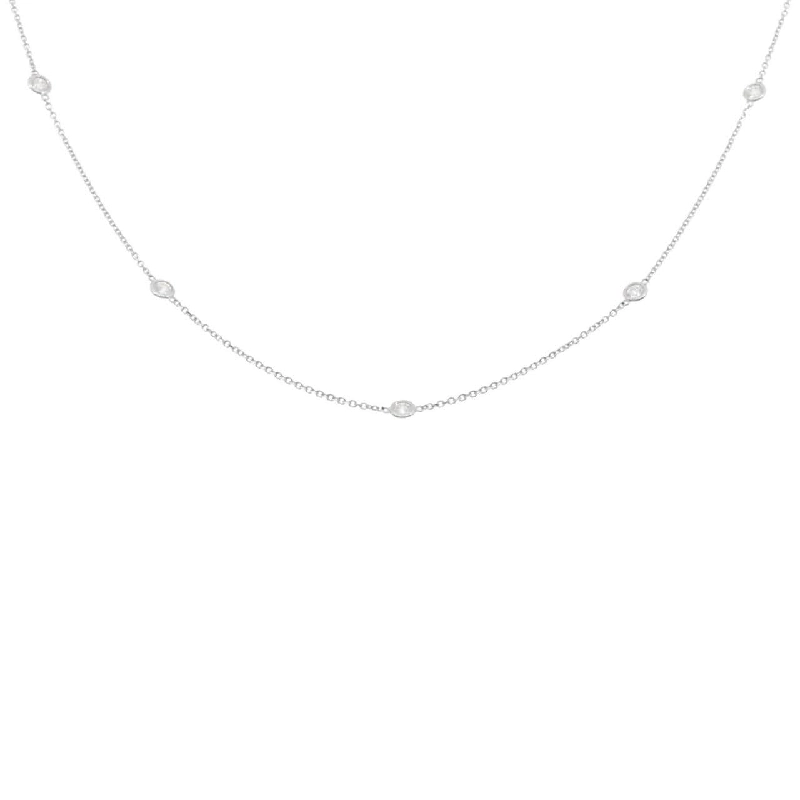 K18WG Dây chuyền kim cương 1.00CT - Hàng hiệu Chính hãng 847876