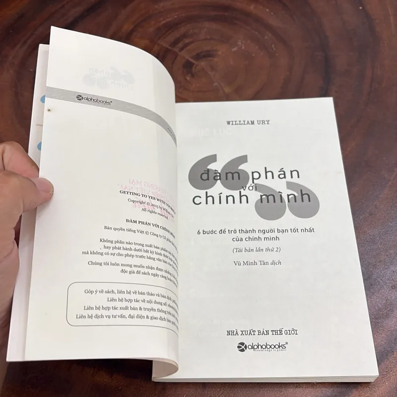 II Sách Kỹ Năng: Đàm Phán Với Chính Mình - William Ury - 2019 996226