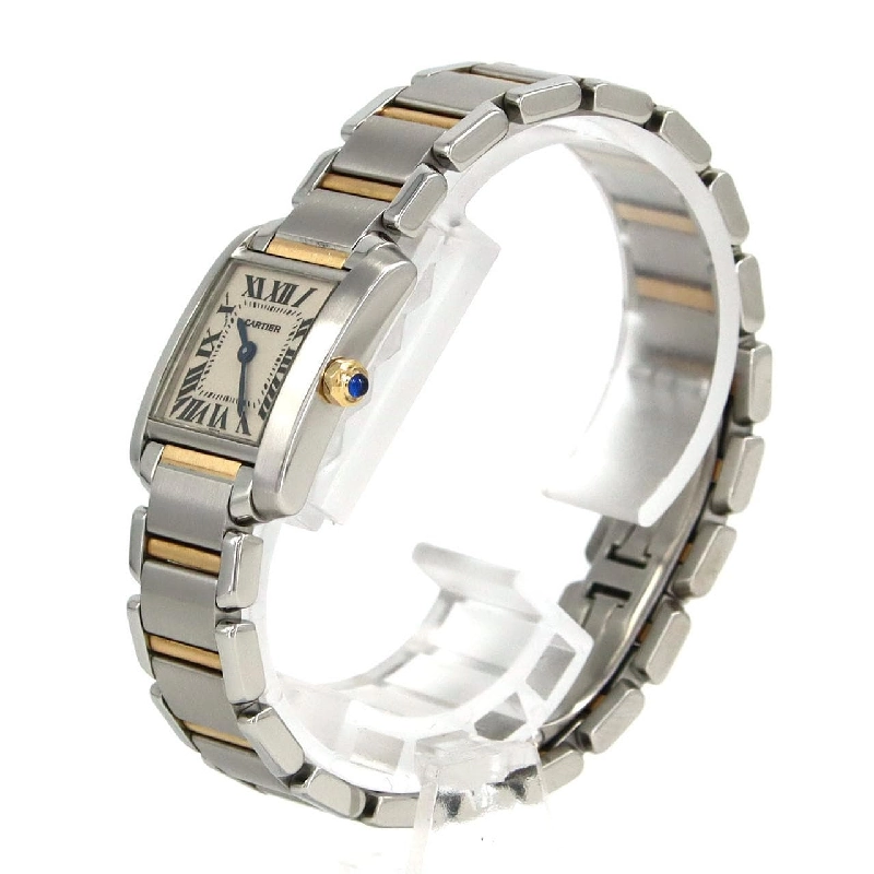 Cartier Tank Française SM Combi W51007Q4 SSxYG Quartz - Hàng hiệu Authentic 876340