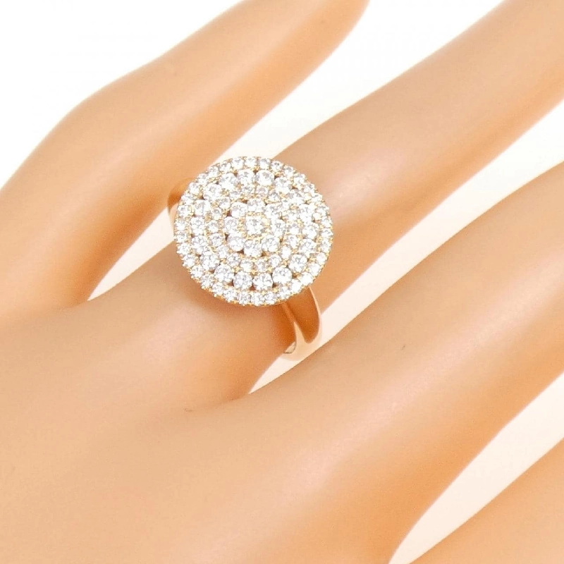 Nhẫn kim cương 750PG Pavé 0.85CT 671071