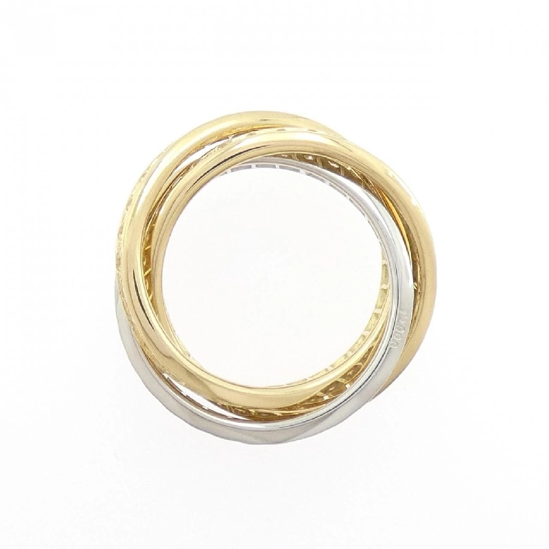 Nhẫn kim cương Full Eternity K18YG/PT900 666375