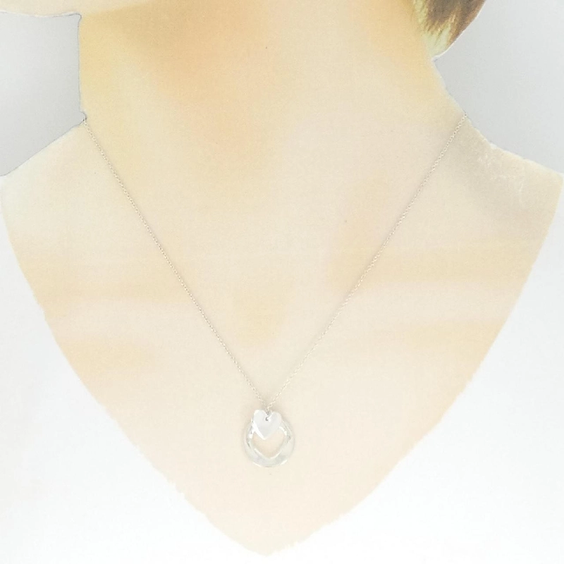 Dây chuyền hình trái tim Double Stencil Tiffany - Hàng hiệu Authentic 845887