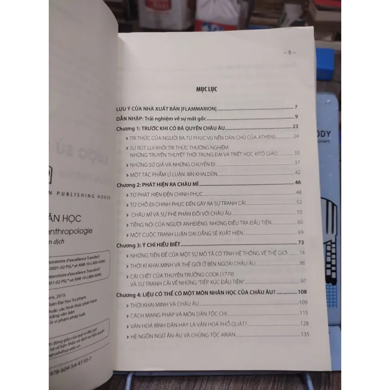 Sách: Lược sử nhân học - TG: Florence Weber (A3) 745226