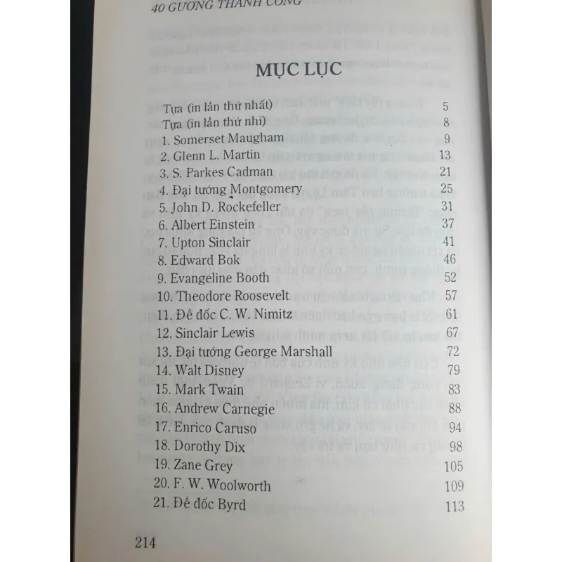 Bốn Mươi Gương Thành Công 732841