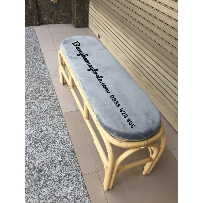 Ghế mây tự nhiên không tựa nhỏ gọn 675439