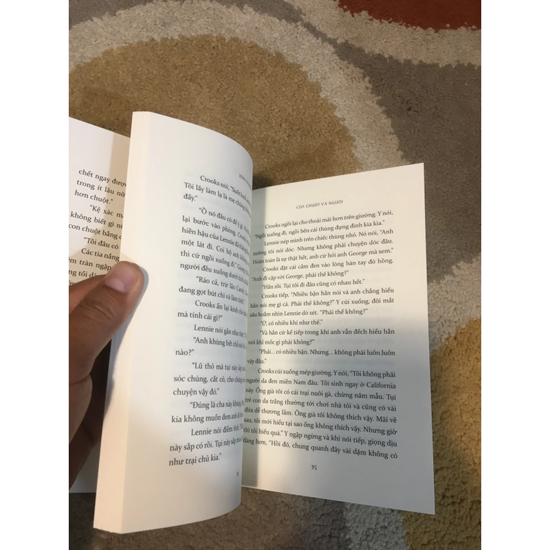Của Chuột và Người - John Steinbeck (bìa cứng) 139209