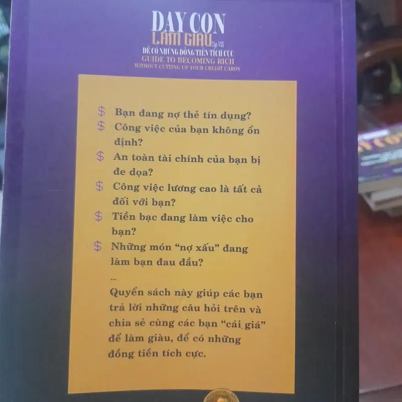 DẠY CON LÀM GIÀU tập VIII, để có những đồng tiền tích cực 562660