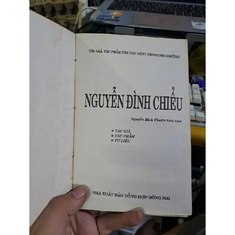 Nguyễn Đình Chiểu mới 80% ố vàng mất bìa 2002 DANH NHÂN HCM1709 559944