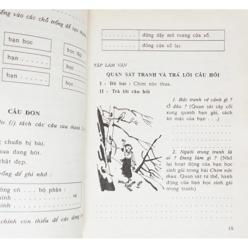 Vở Bài tập Tiếng Việt lớp 3 xưa (Tập một) 570722