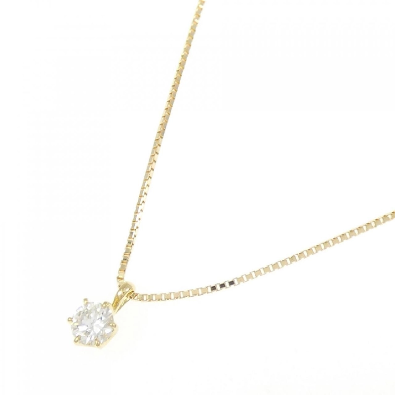 Dây chuyền kim cương K18YG 0.208CT H SI1 VG - Hàng hiệu Chính hãng 874094