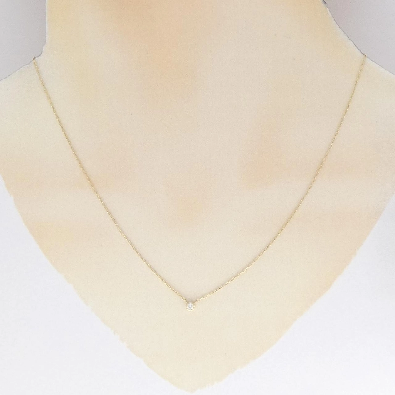 K18YG Dây chuyền kim cương 0.05CT - Hàng hiệu Chính hãng 861519