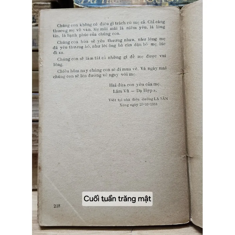 CUỐI TUẦN TRĂNG MẬT - Tiểu thuyết của Nguyễn Quang Hà 706281