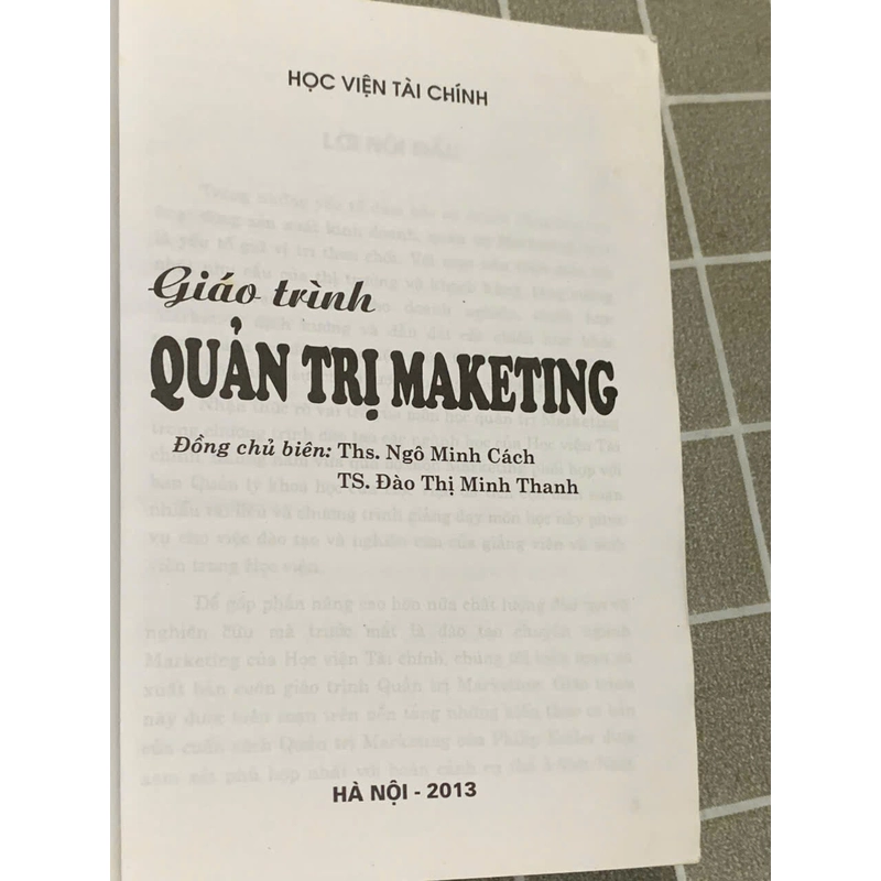 GIÁO TRÌNH QUẢN TRỊ MARKETING 545458