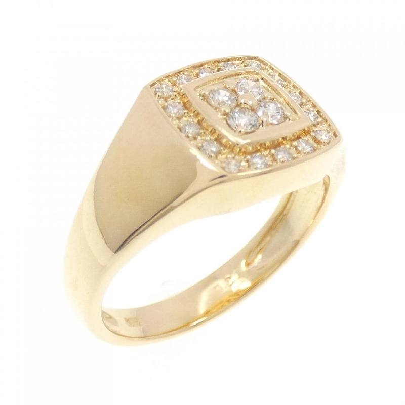 Nhẫn kim cương K18YG 0.21CT 669019